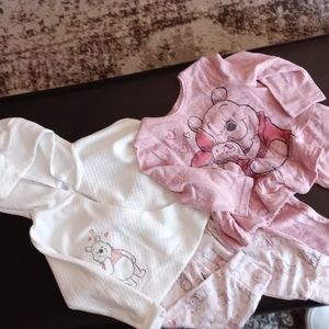 Winnie the Pooh baby girl 2 piece sets